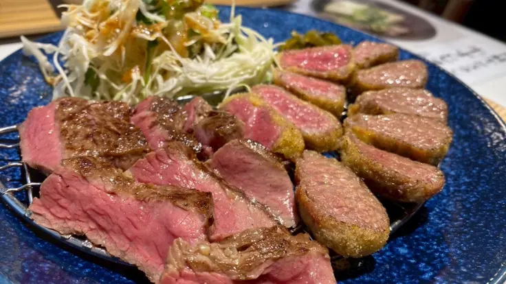 へんざ肉やの数量限定メニュー・牛かつ