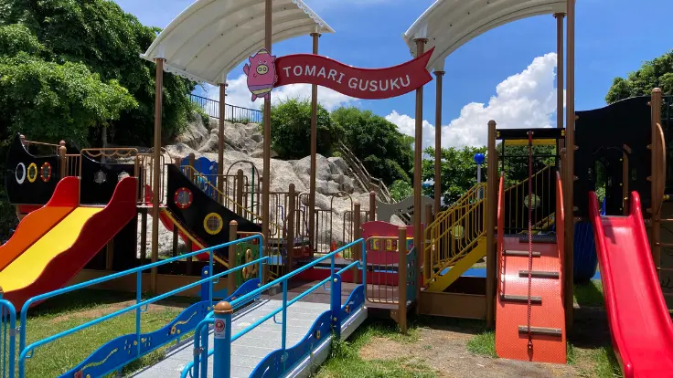 小学生も楽しめる大型遊具